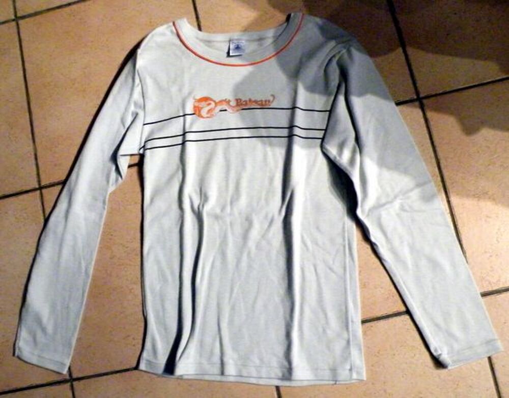 t shirt 14 ans manche longues "petit bateau " neuf Vêtements enfants