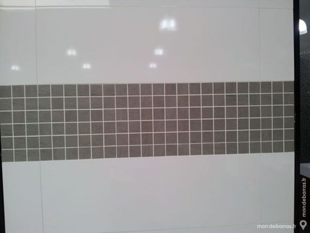 Carrelage mural blanc brillant 90x31 cm et 45x31 Bricolage