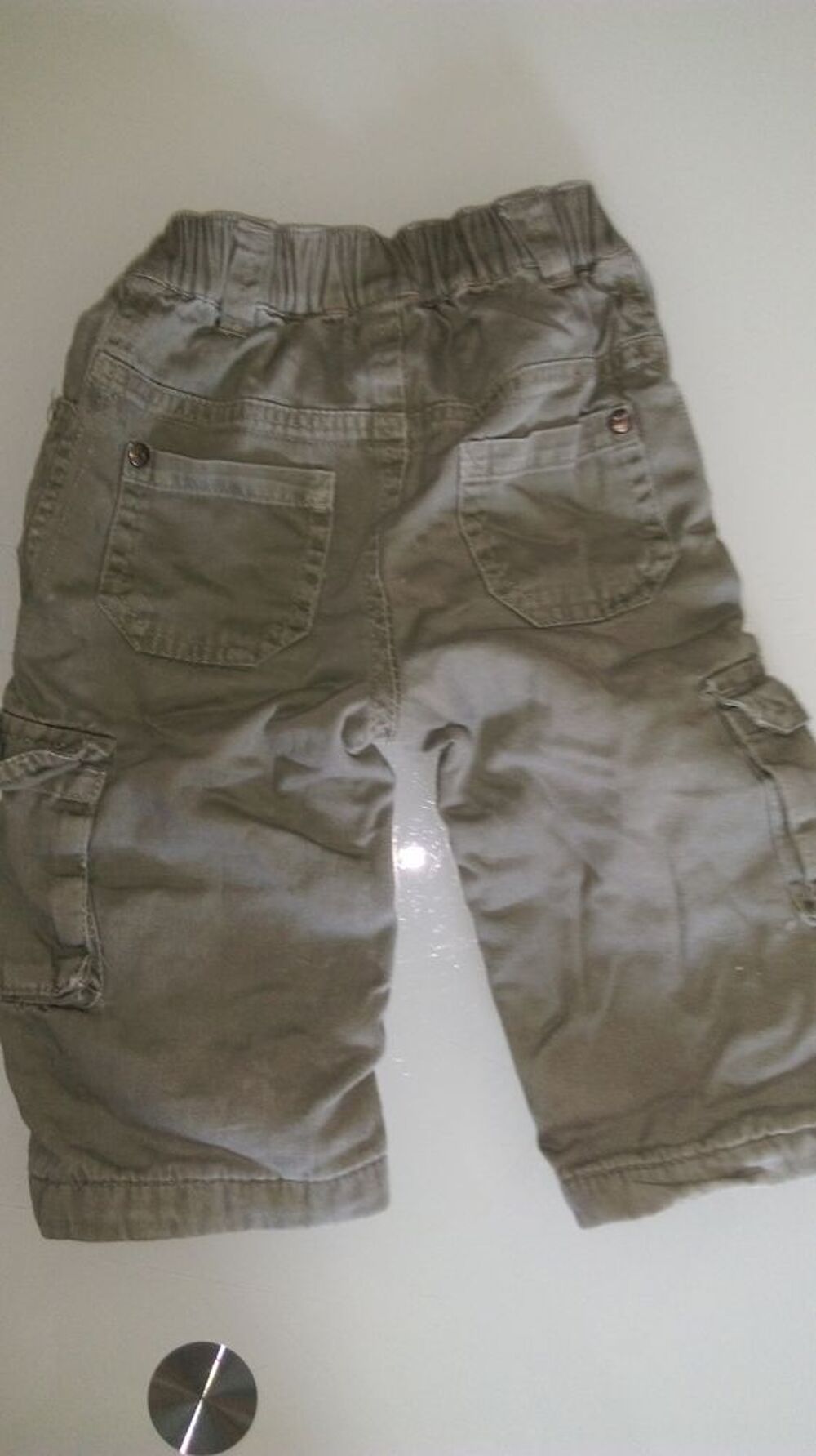 Pantalon vert gar&ccedil;on 9 mois kitchou 1.50 euro bon &eacute;tat
Puriculture