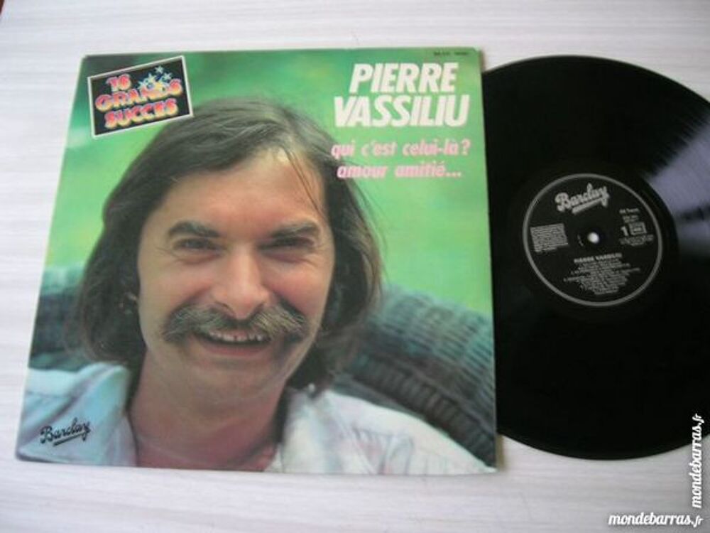 33 TOURS PIERRE VASSILIU 16 Grands succ&egrave;s CD et vinyles