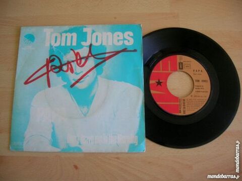 45 TOURS TOM JONES Papa - Pochette ddicace. 12 Nantes (44)