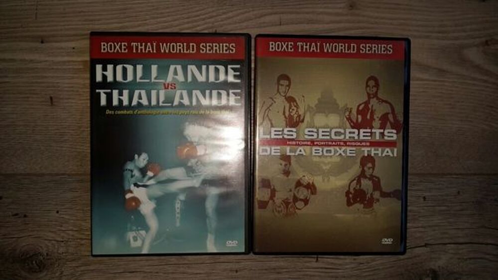 lot DVD K1 et boxe tha&iuml; DVD et blu-ray