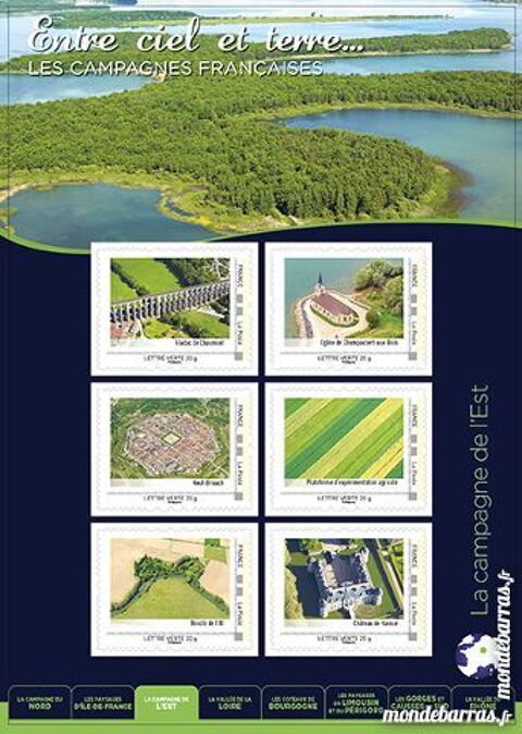 Timbre entre ciel et terre campagne de l'est 6 Champigny (51)