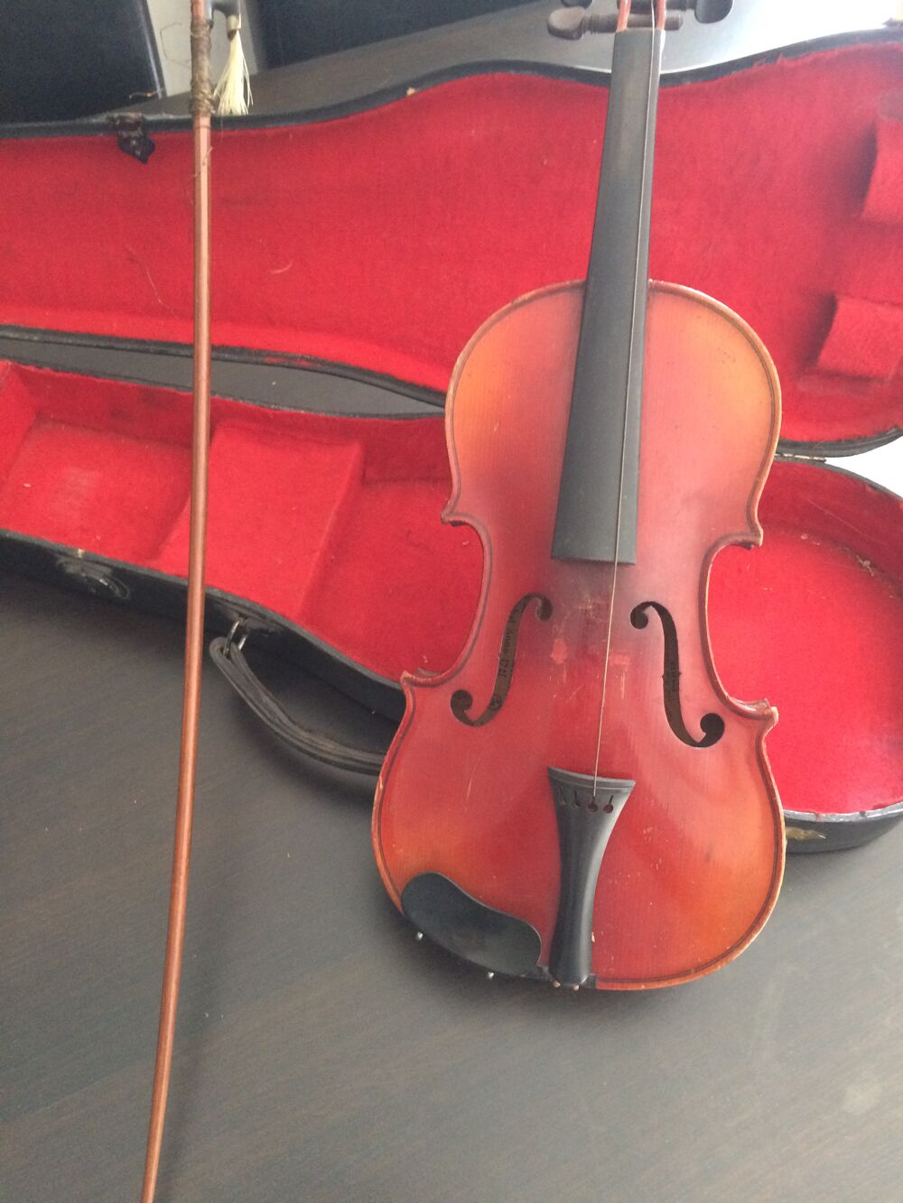 Superbe Violon Ancien J&eacute;r&ocirc;me Thibouville Lamy Copie Stradiuarius Avec &Eacute;tui en bois Instruments de musique