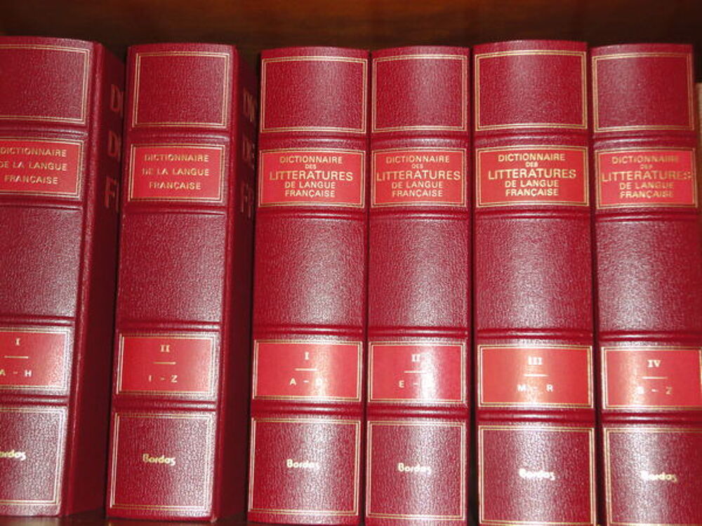 Dictionnaires des litt&eacute;ratures de la langue fran&ccedil;aise Livres et BD
