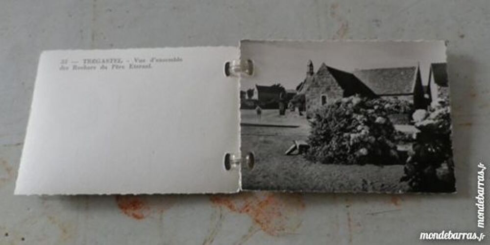 LOT 10 PHOTOS NOIR ET BLANC TREGASTEL BRETAGNE 