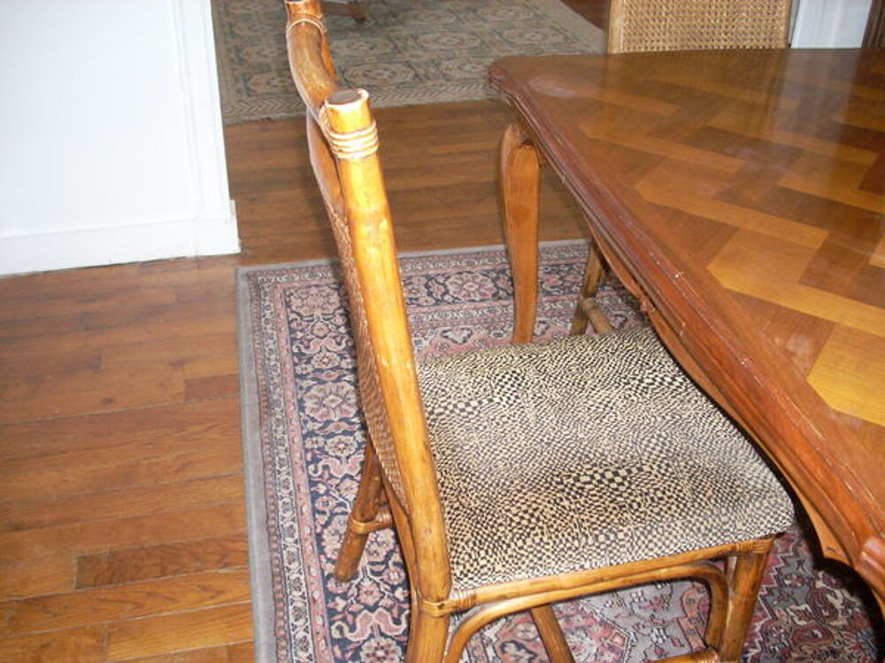 4 CHAISES ROTIN ACHETE 1200e vendu 300e Meubles