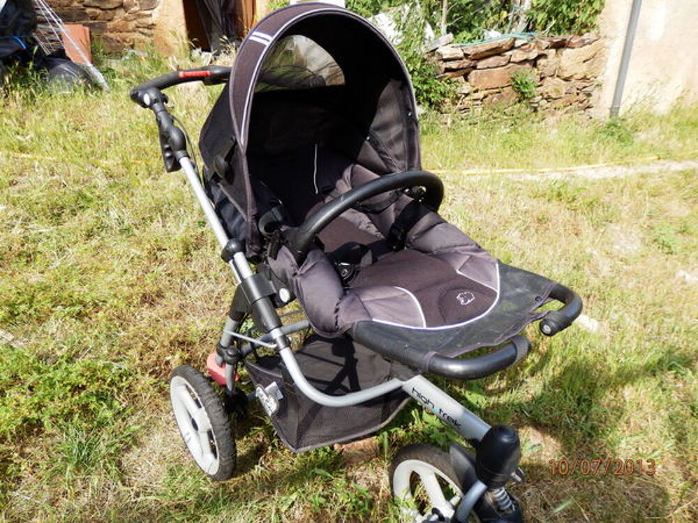 Poussette-landau combin&eacute;s b&eacute;b&eacute; confort high treck Pu�riculture