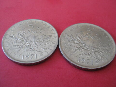 pices france 5 francs 1971 0 Gennevilliers (92)
