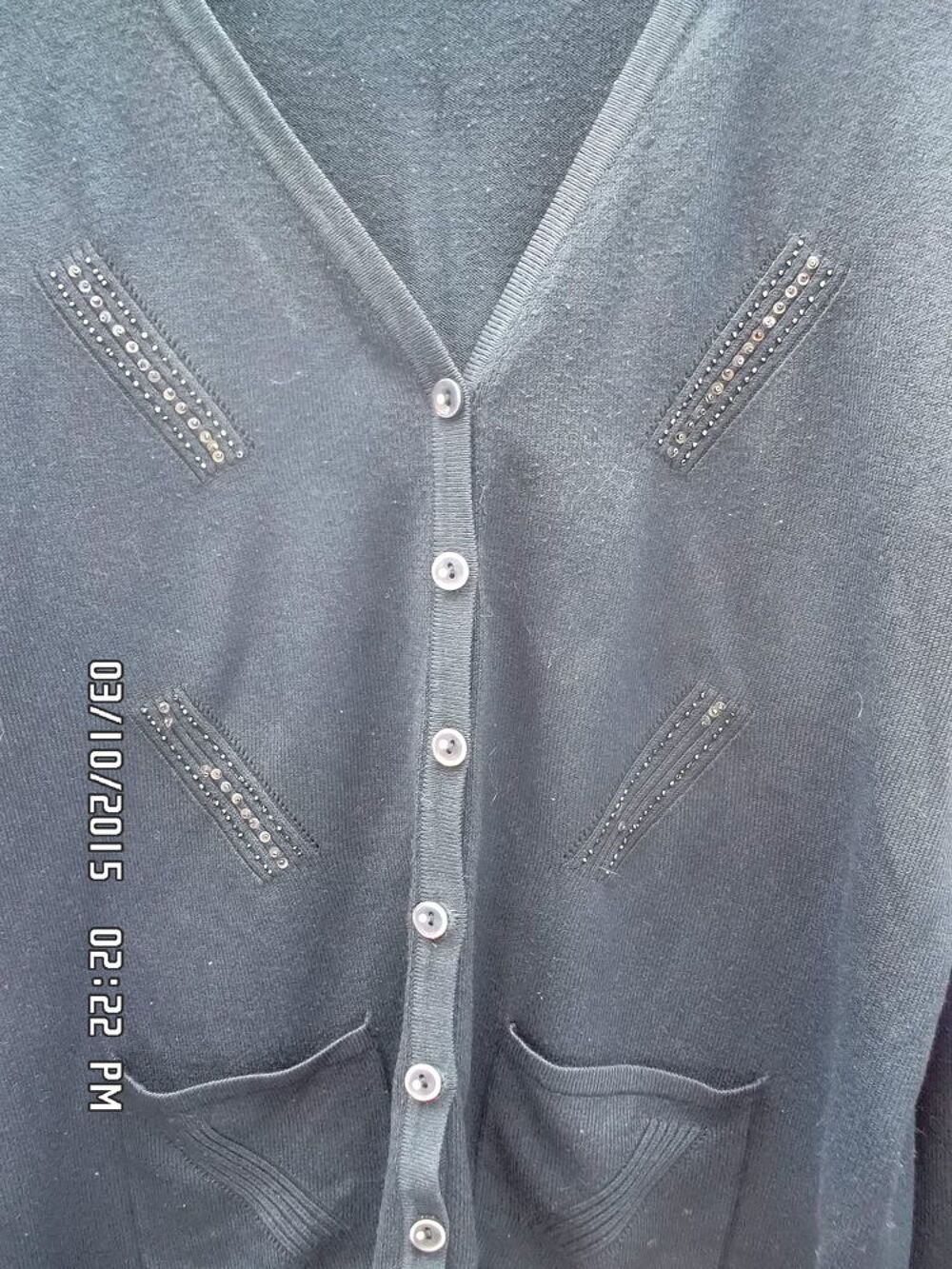 GILET BLEU MARINE*JUSTE 2E*KIKI60230 Vêtements