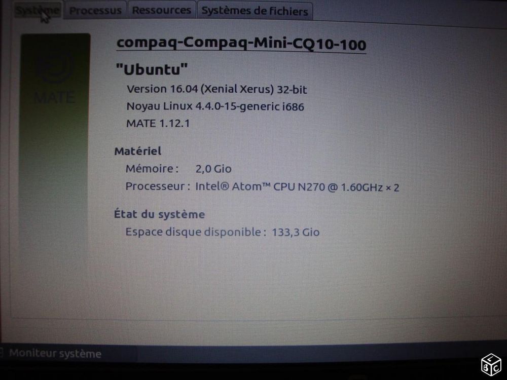 Compaq Mini CQ10 Matériel informatique