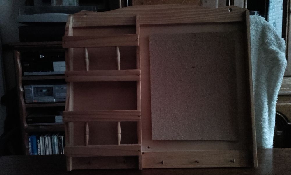 Porte courrier en bois Cuisine