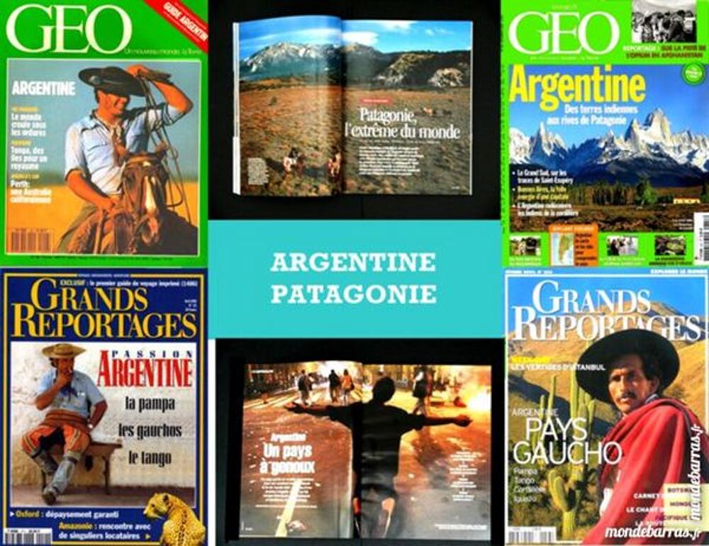 ARGENTINE - g&eacute;o - PATAGONIE / les-livres-de-jac Livres et BD