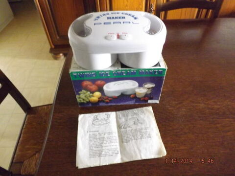 SORBETIÈRE Twins Ice Cream Maker (CBT-948) 10 Vitrolles (13)