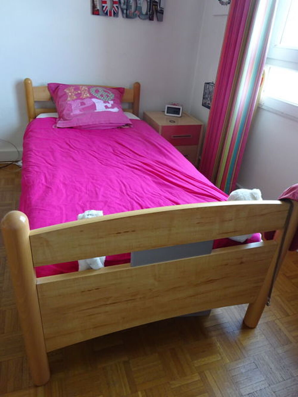 LIT &amp; MATELAS GAUTIER + COUETTE &amp; HOUSSE Meubles