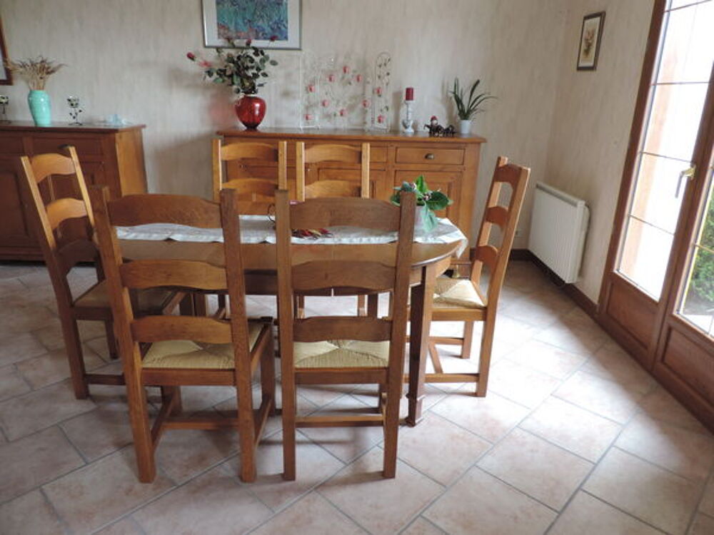 SALLE A MANGER CHENE MASSIF Meubles