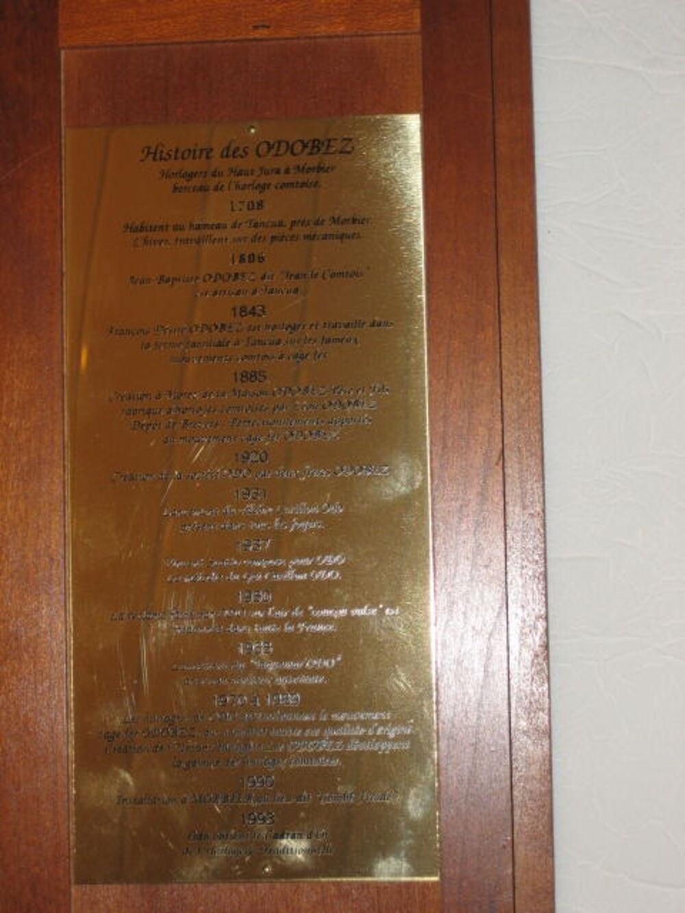 Horloge comptoise ODOBEZ Meubles