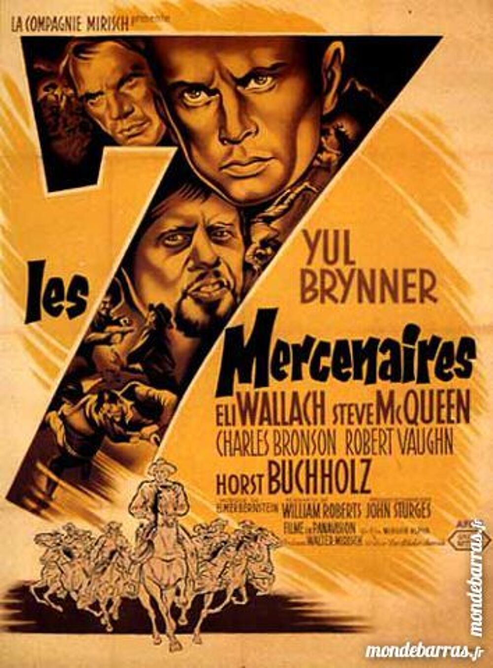 K7 Vhs: Les 7 mercenaires (329) DVD et blu-ray