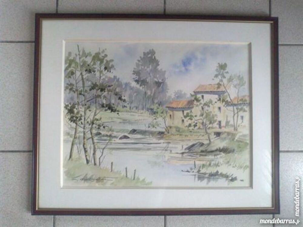 Aquarelle Georges Mougenot Décoration