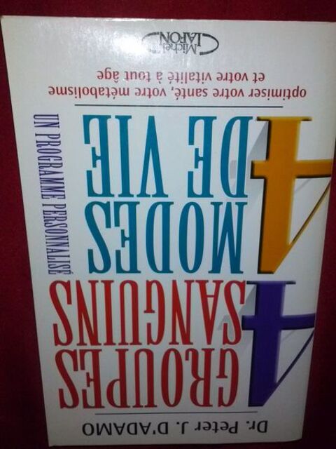 4 groupes sanguin, 4 modes de vie 5 Remiremont (88)