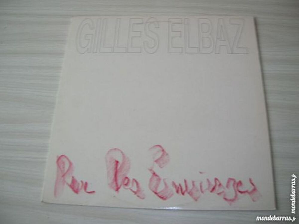 33 TOURS GILLES ELBAZ Rue des Envierges CD et vinyles