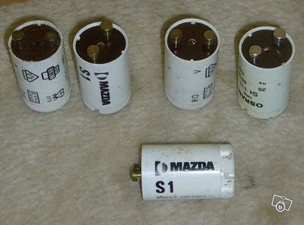 5 starters mazda pour tubes fluorescents Bricolage