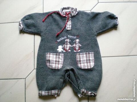 Pyjama bébé gris 3 Saleilles (66)