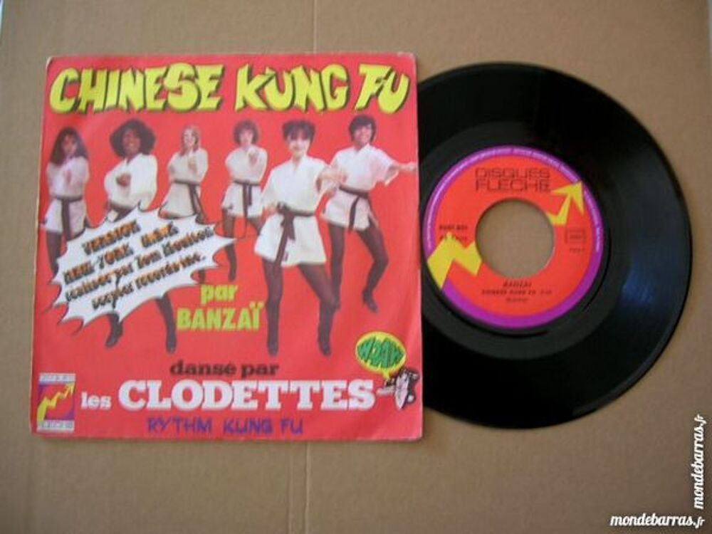 45 TOURS LES CLODETTES Chinese Kung Fu CD et vinyles