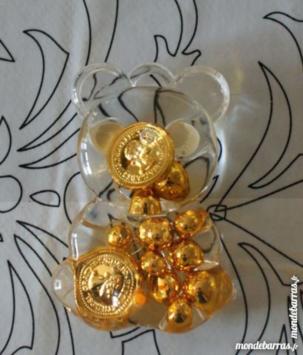"Pendentif ""ours"" plastique transparent" Bijoux et montres
