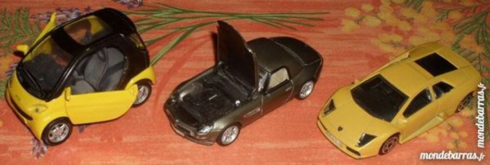 BMW Z8(1/43), LAMBORGHINI(1/43), SMART(1/33) Jeux / jouets