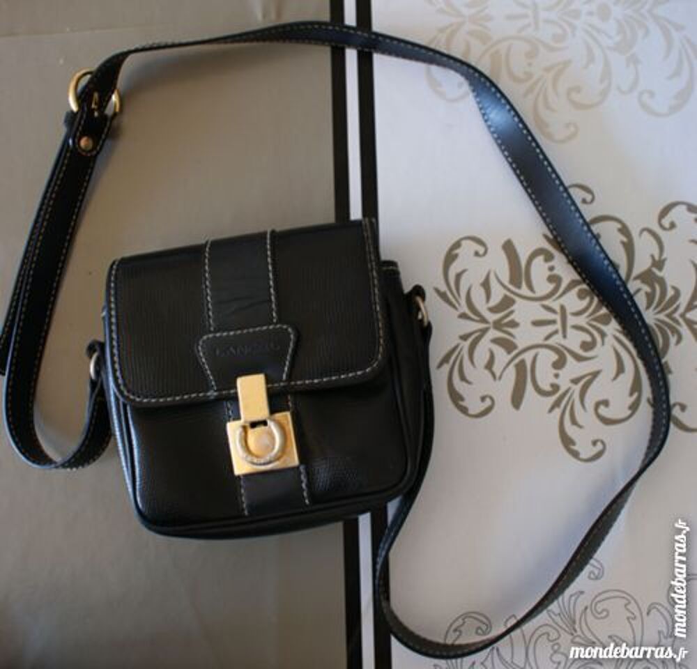 Petit sac en cuir et plastique Lancel Maroquinerie