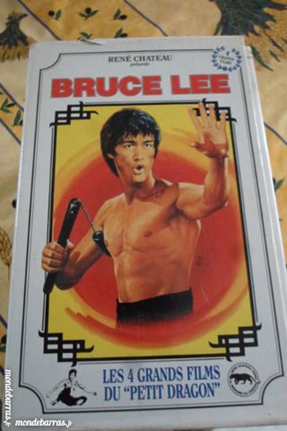 BRUCE LEE lot de 4 cassettes video 