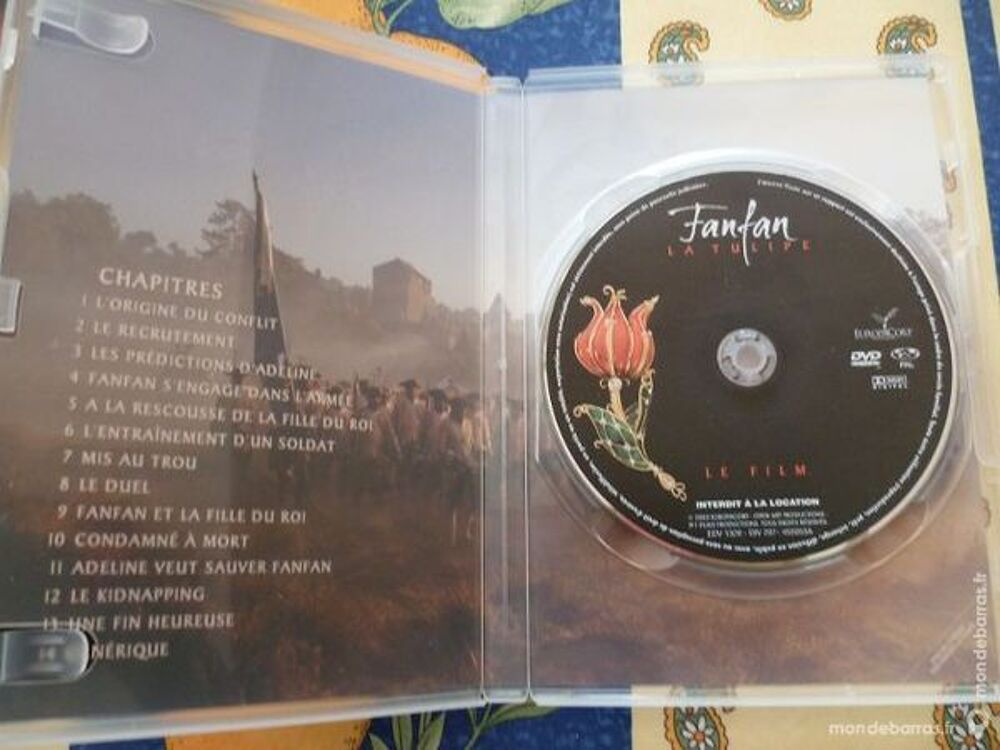 Dvd fanfan la tulipe film cin&eacute;ma perez vincent TV DVD et blu-ray
