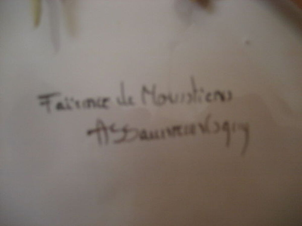 ASSIETTE A FROMAGE MOUTIERS Décoration