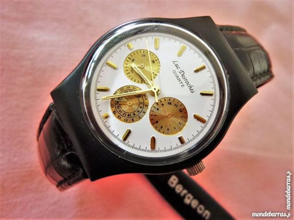 LUC DESROCHES Paris montre analogique LUD0026 Bijoux et montres