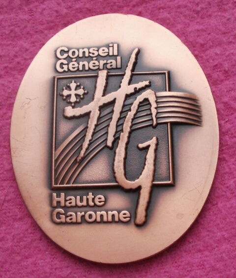 Médaille Conseil Gal Haute  Garonne, bicentenaire Revolution 8 Montauban (82)