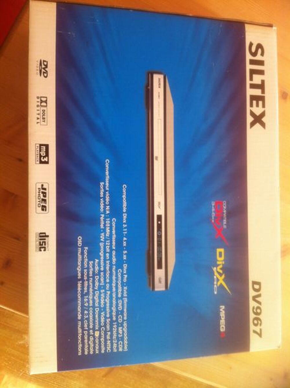 DVD DIVX 
SILTEX DV 967
Photos/Video/TV