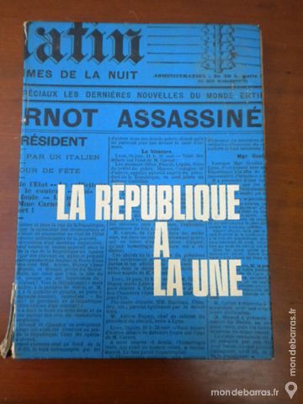 LA REPUBLIQUE A LA UNE 