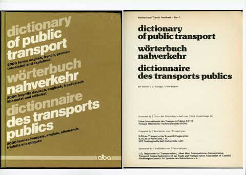 Dictionnaire des Transports Publics 3 langues 25 Saint-Laurent-de-Mure (69)