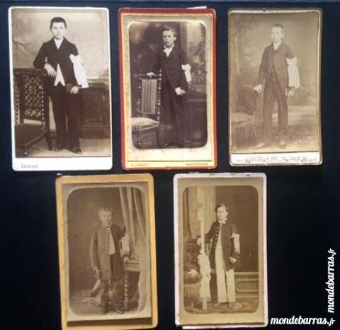 5 CDV de gar�onnets 15 Nice (06)