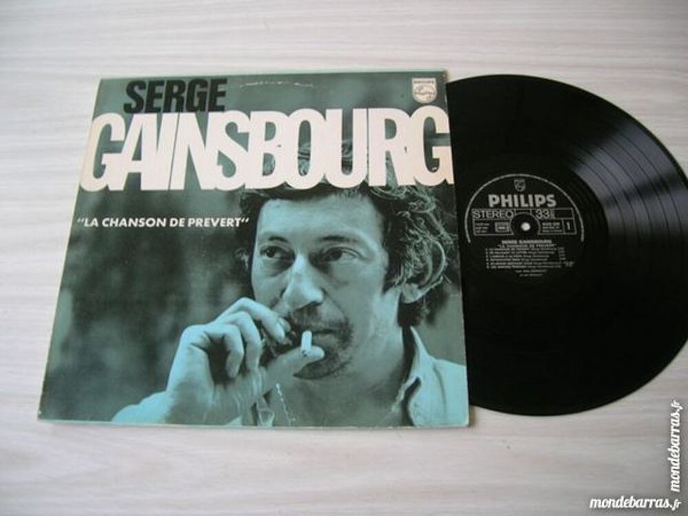 33 TOURS SERGE GAINSBOURG La chanson de Pr&eacute;vert CD et vinyles