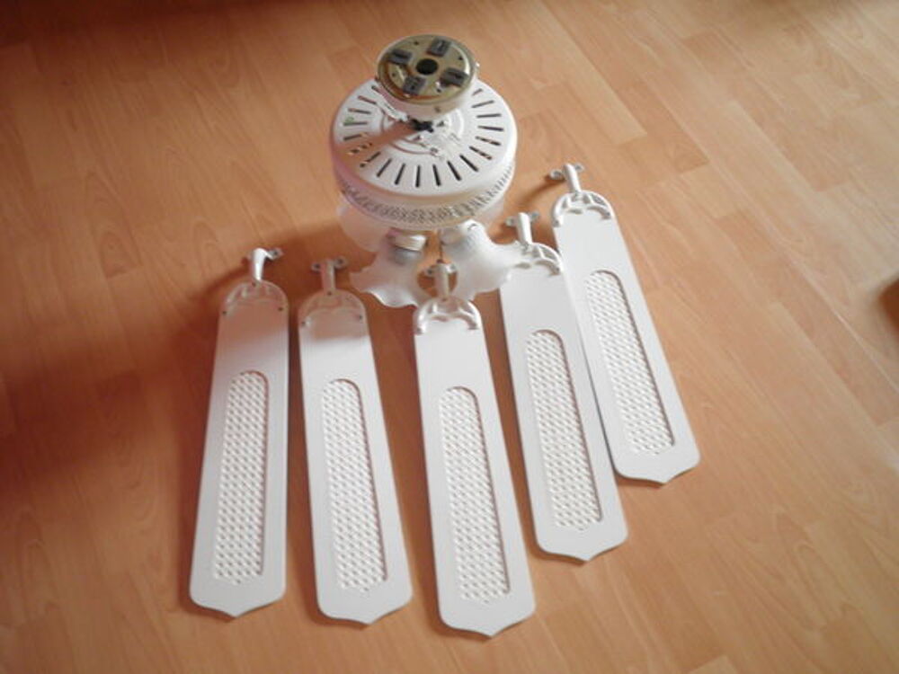 lustre ventilateur de plafond avec &eacute;clairages Décoration