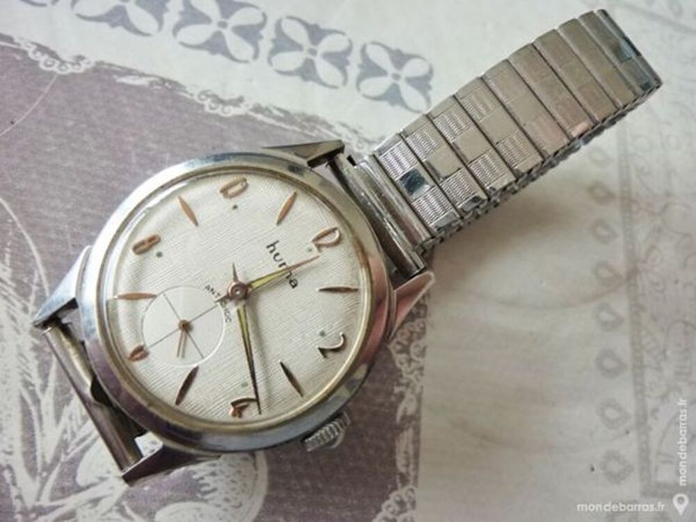 HUMA montre m&eacute;canique 1965 MEC0005 Bijoux et montres