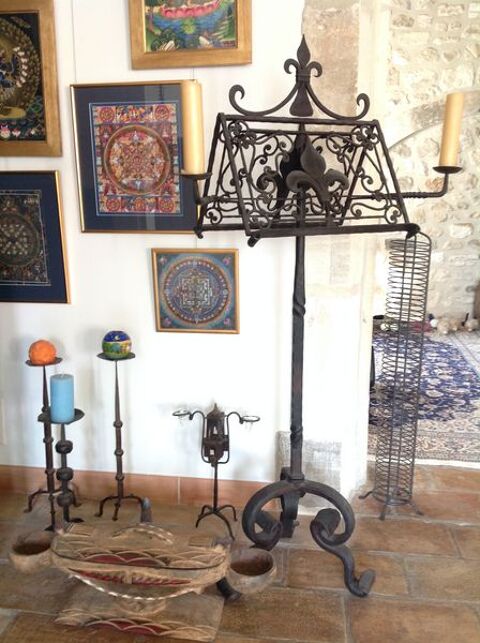 Lutrin en fer forgé 1900 Fontvieille (13)