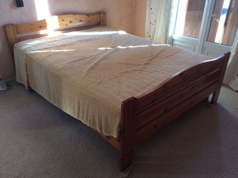 Lit 2 places en pin massif 150 La Peyrade (34)