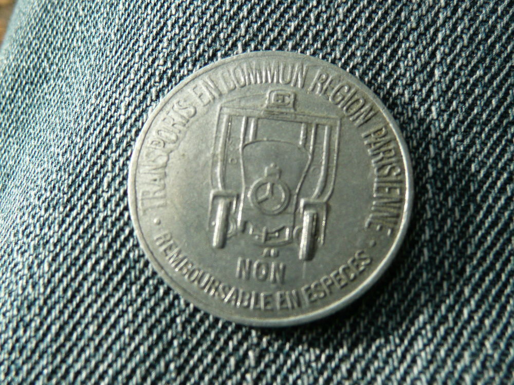 Jeton 35 centimes Bon pour un parcours 1921 