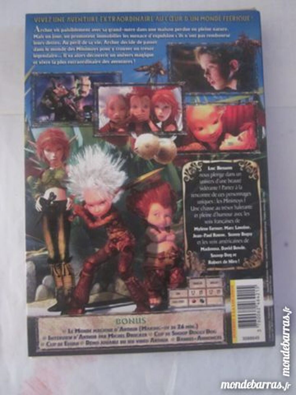 DVD ARTHUR ET LES MINIMOYS DVD et blu-ray