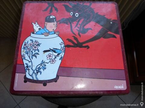 Boite en fer de collection Tintin Lotus Bleu 14 Bordeaux (33)