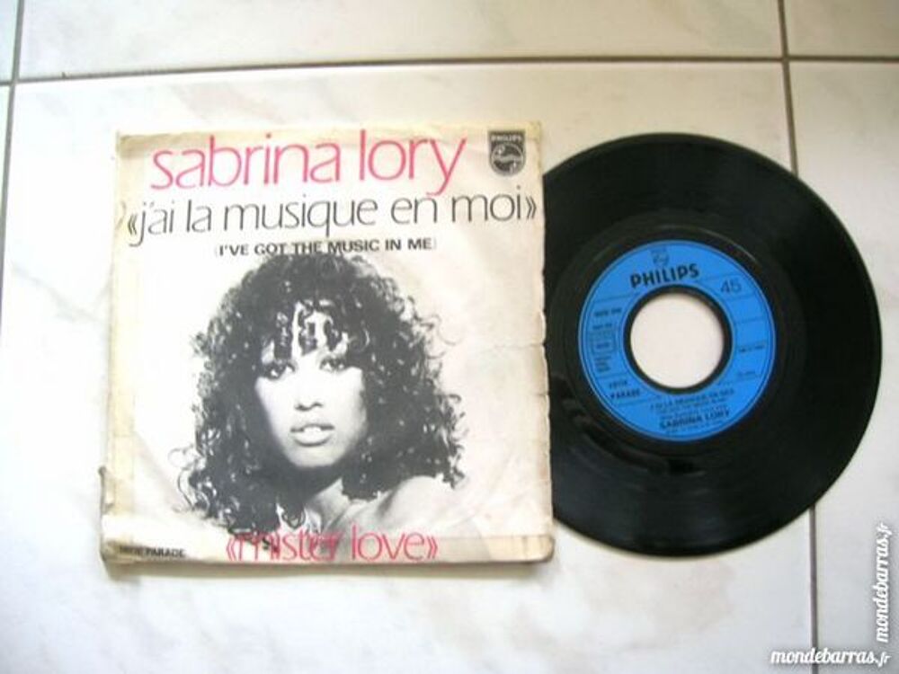 45 TOURS SABRINA LORY J'ai la musique en moi CD et vinyles