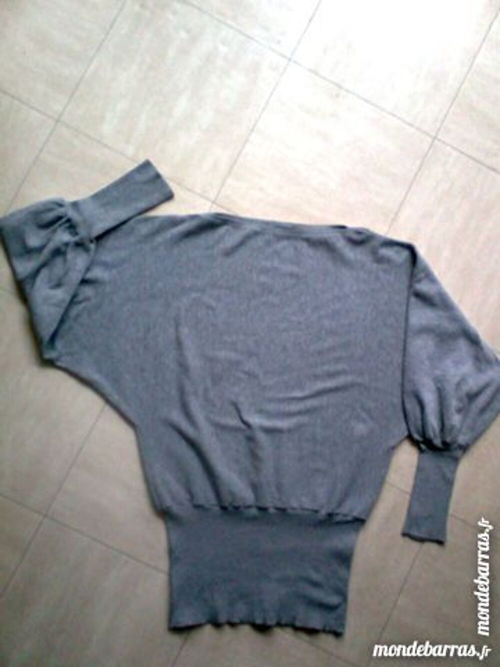 PULL long - pull col roul&eacute; - 44 - zoe Vêtements